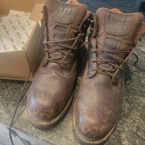Ariat Men's Brown Leather Work Boots